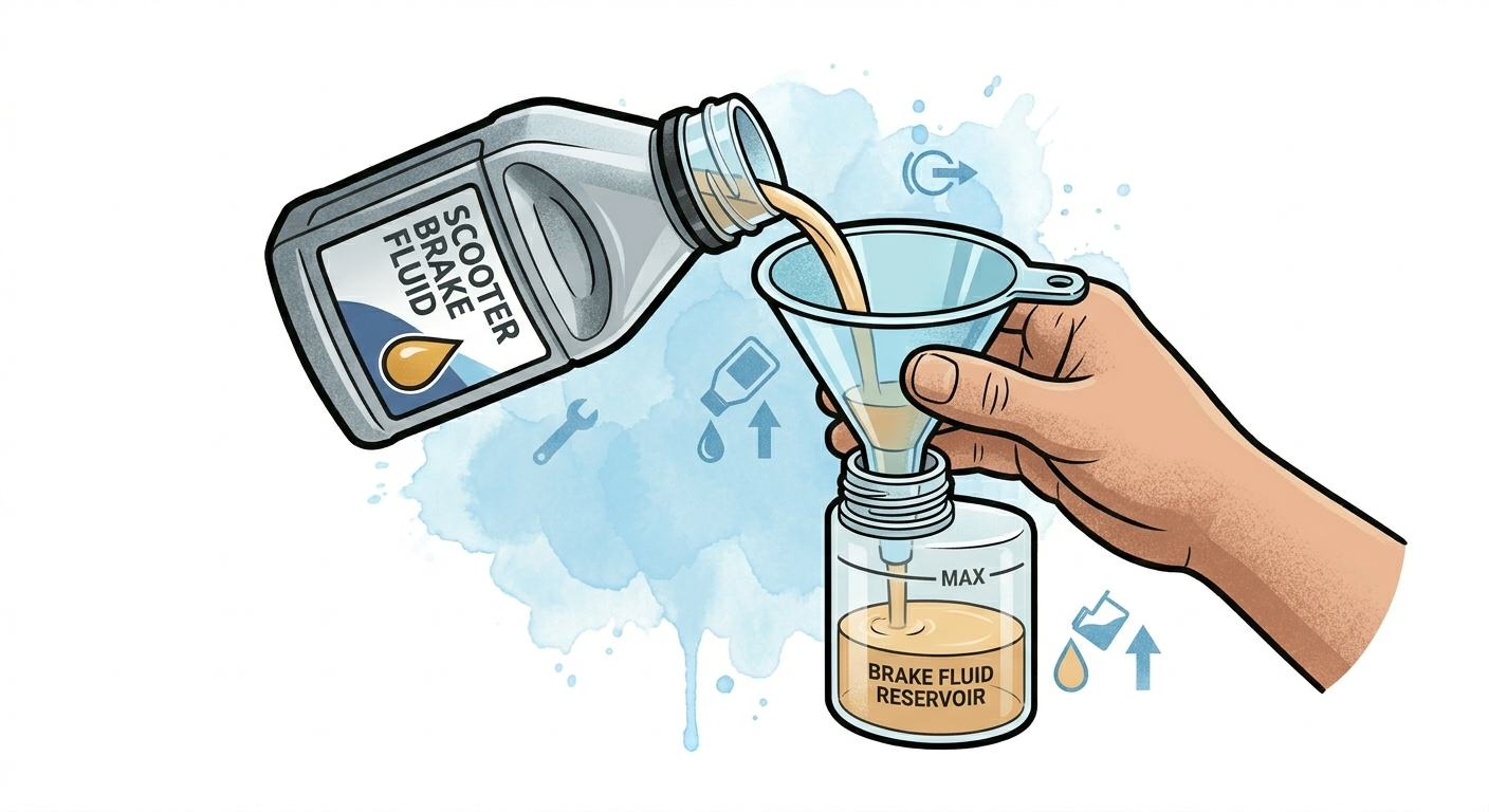 Doplnění brzdové kapaliny